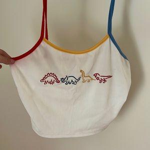 Dinosaur tank top, thin, light, worn twice